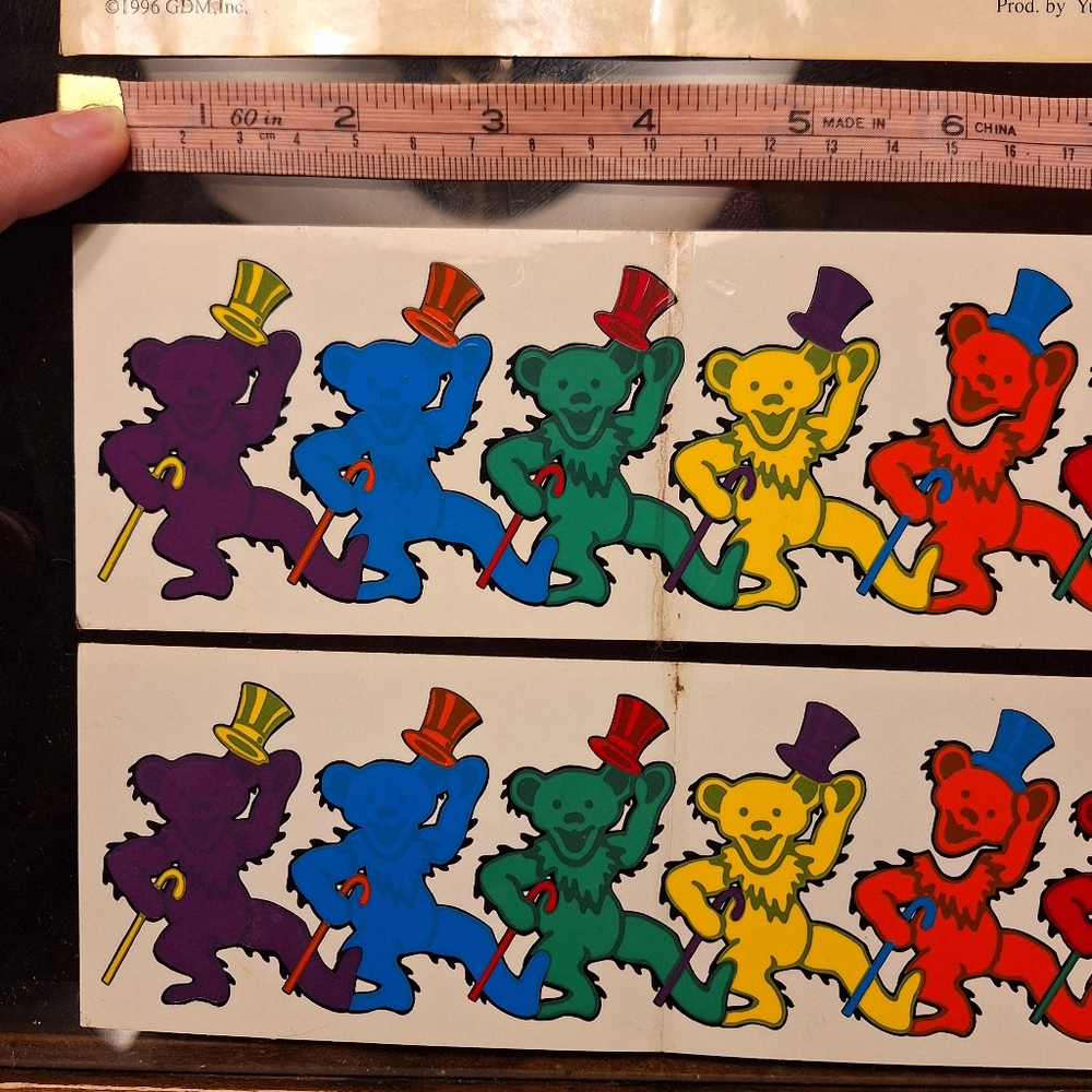 1990s Grateful Dead Bears Decal Stickers - Picture 5 of 8